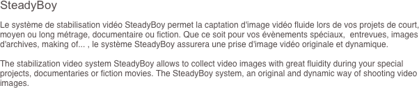 SteadyBoy

Le système...